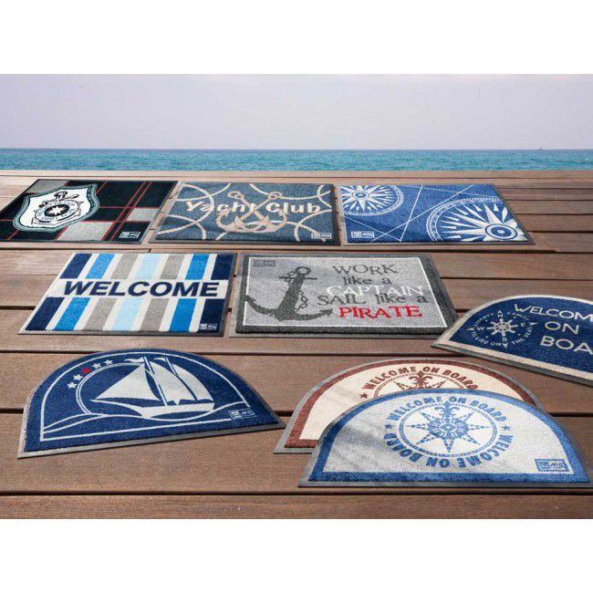 Tapis De Bateau Personnalisable Artylicious 60x40cm - Antidérapant, Thème Nautique, Marron, Pour Voilier/yacht