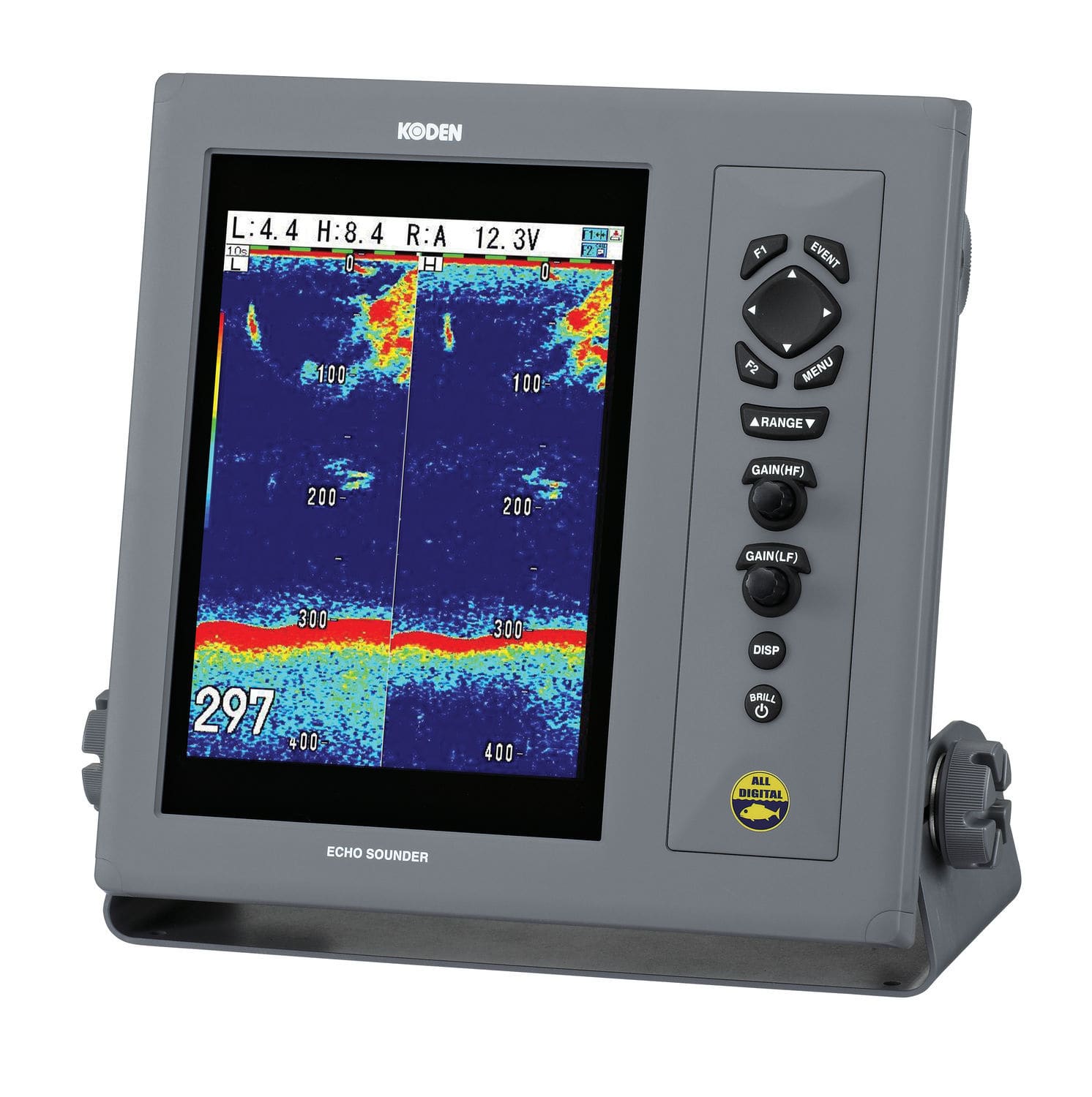 Qiilu Capteur sonar Détecteur de Poisson Transducteur de Pêche Alarme