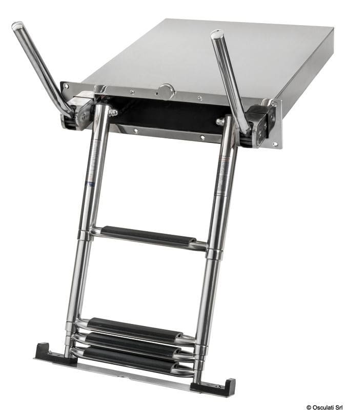 Echelle sous plate-forme coulissante 4 marches - OMAX MARINE Echelle sous plate-forme coulissante 4 marches - OMAX MARINE