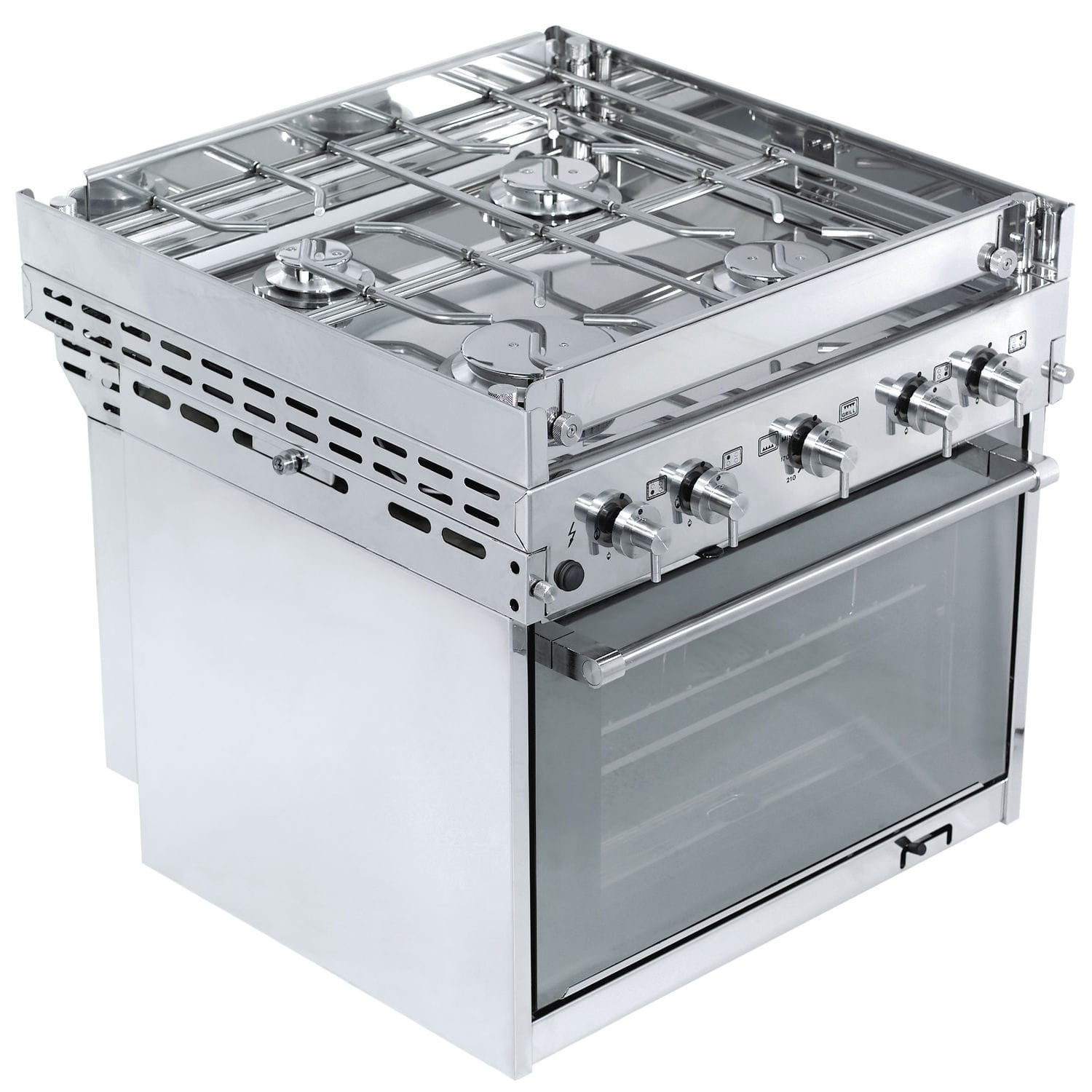 Réchaud four pour bateau TOP4 Techimpex à gaz / 4 brûleurs / avec