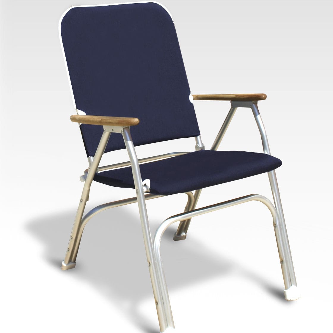 Chaise Pliante Vintage Vinyle Rouge Et Blanc – Pour Stade Ou Bateau, Fabriquée Aux US