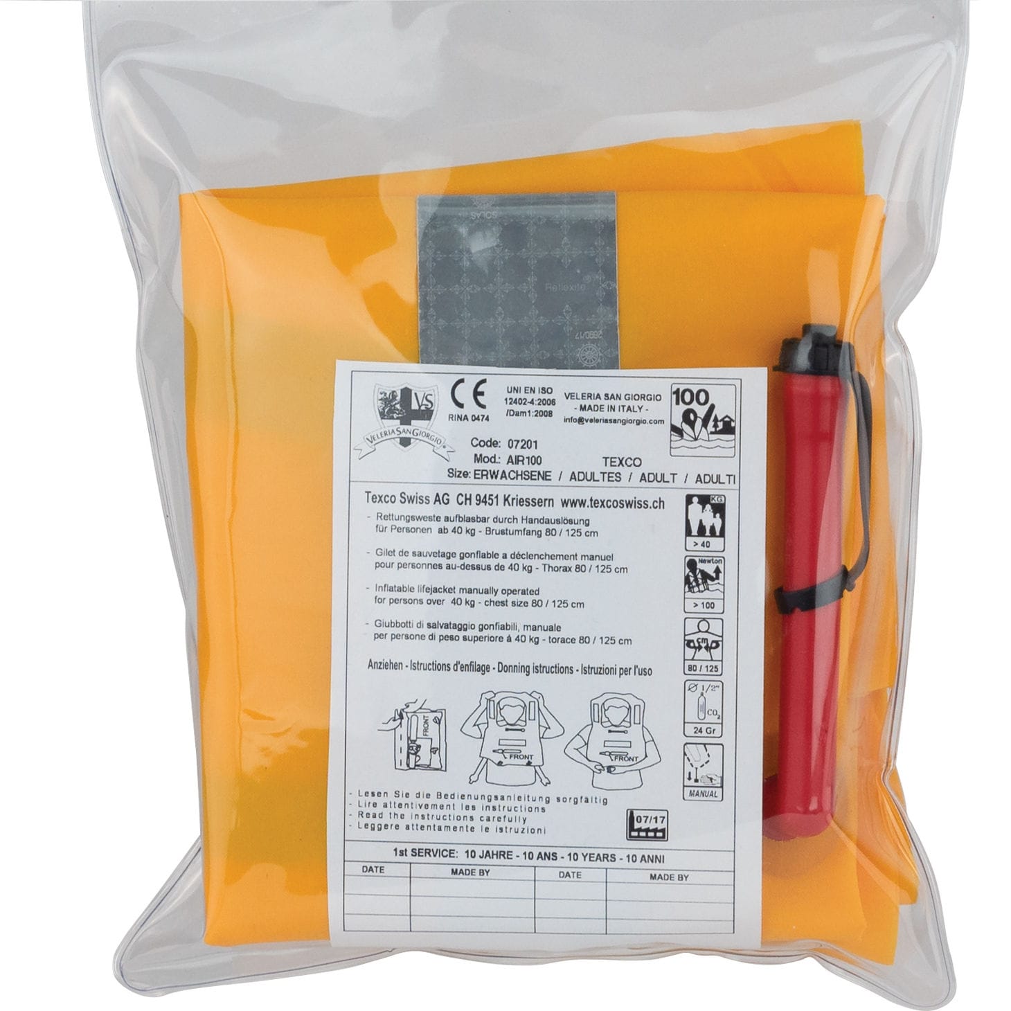 Cartouche De Recharge Pour Gilet De Sauvetage Gonflable – Déclencheur Automatique Et Manuel, Pilule Hydro-soluble, Installation Facile, Sécurité Nautique