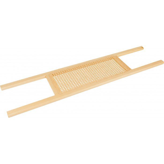 Siège De Canoë En Pin Avec Sangle Tressée - 66x26 Cm, Réglable