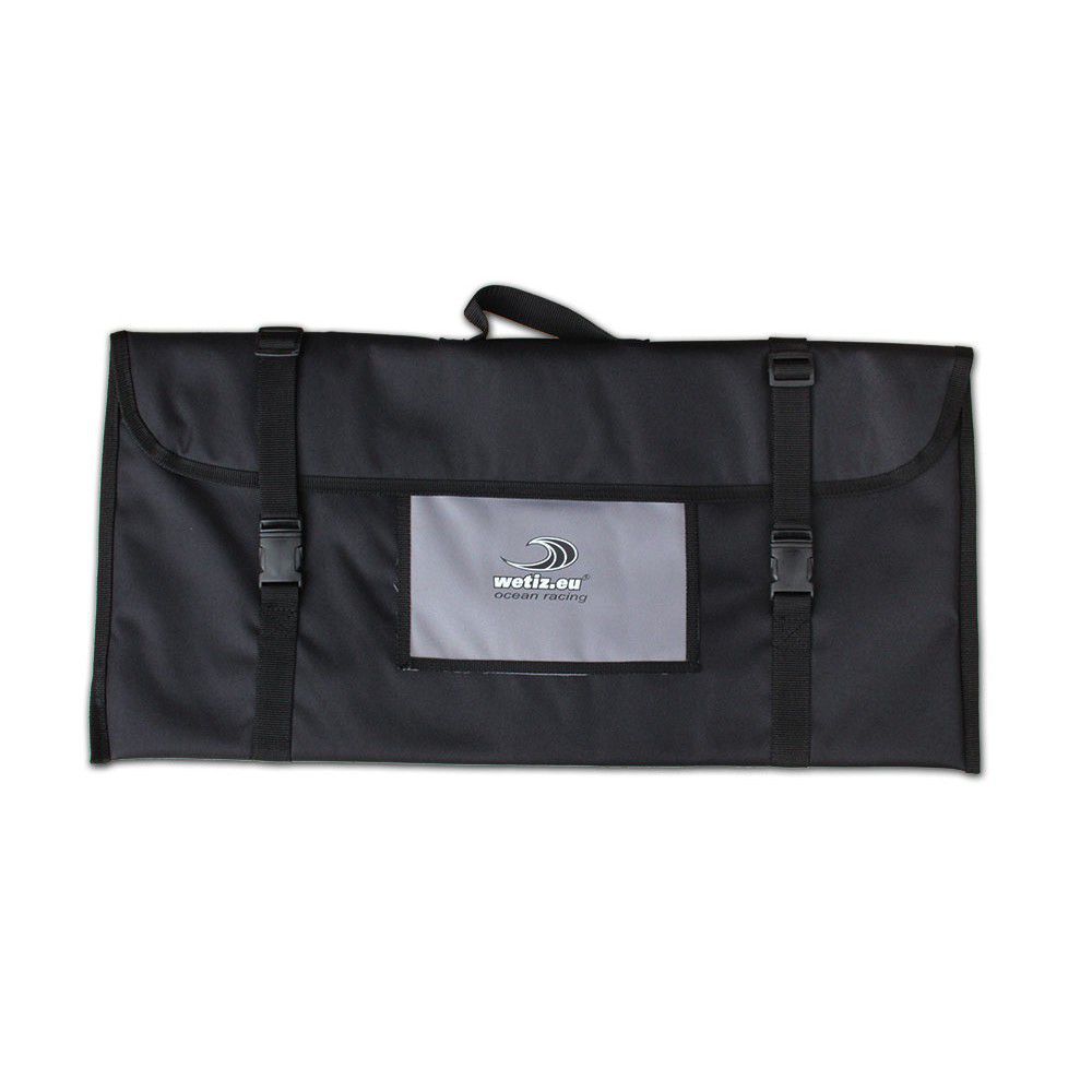 QSTDGVPW Sac à Palmes Longues pour Le Rangement de L'équipement de Plongée avec Sangle Réglable, Sac Fourre-Tout Léger et Résistant pour La Natation, L', Noir