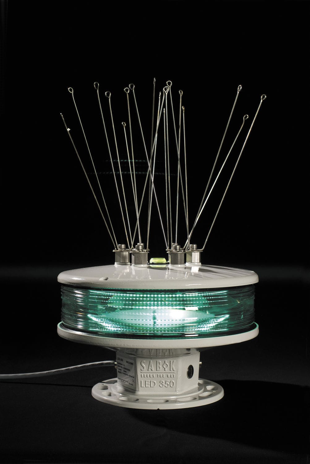 Feu De Signalisation Solaire Pour Filet De Pêche - Lampe LED étanche Clignotante, 1800 MAh, Portée 6000 M - Pour Bateaux, Marquage, Sécurité