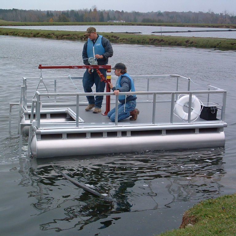 Ponton flottant Service Barge AMERICAN PLEASURE PRODUCTS, INC de travail / pour marina