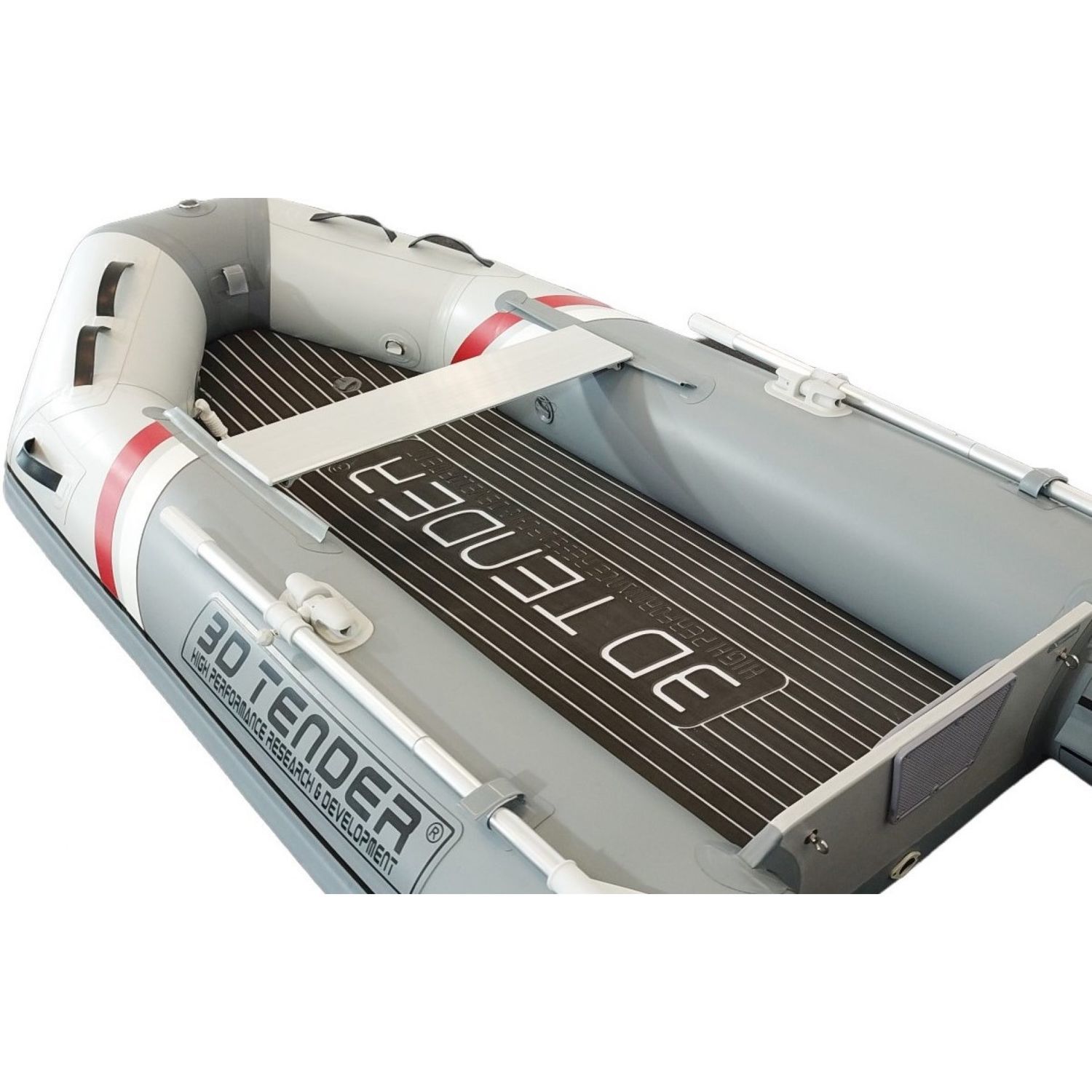 Roues Gonflables Pour Bateau Pneumatique - Pneus 10" X 3" - Charge Max 160kg - Acier Inox & Aluminium