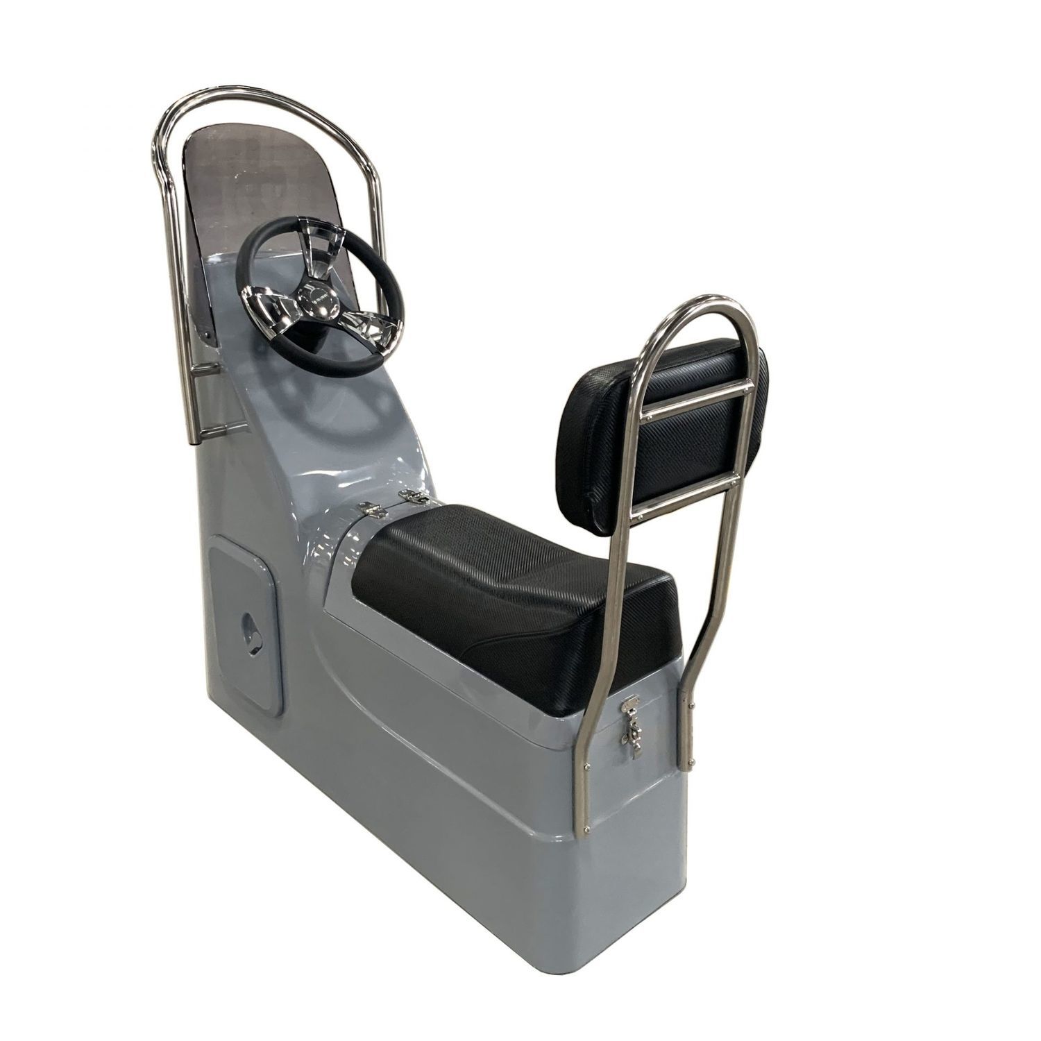 Dolphin Pro T-Top Console centrale pliante pour bateau de pêche avec Dolphin Pro T-Top Console centrale pliante pour bateau de pêche avec