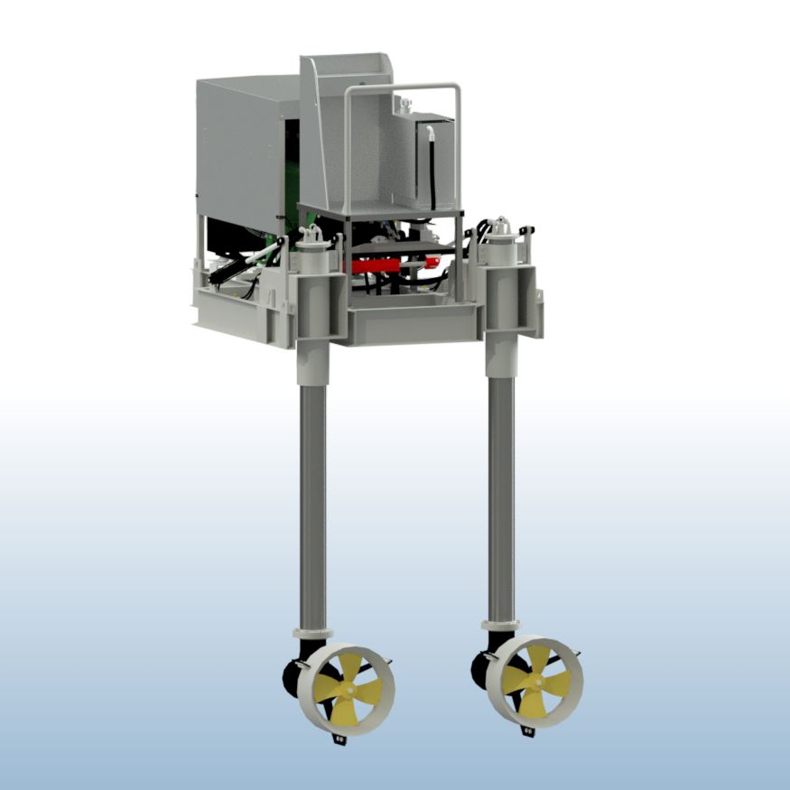 Propulseur azimutal Twin Tsunami Hydraulic Marine Systems, Inc