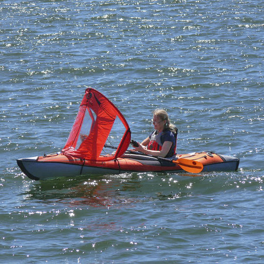 Voile Kayak RapidUp Orange ADVANCED ELEMENTS – Pousse Au Vent Facile & Compacte