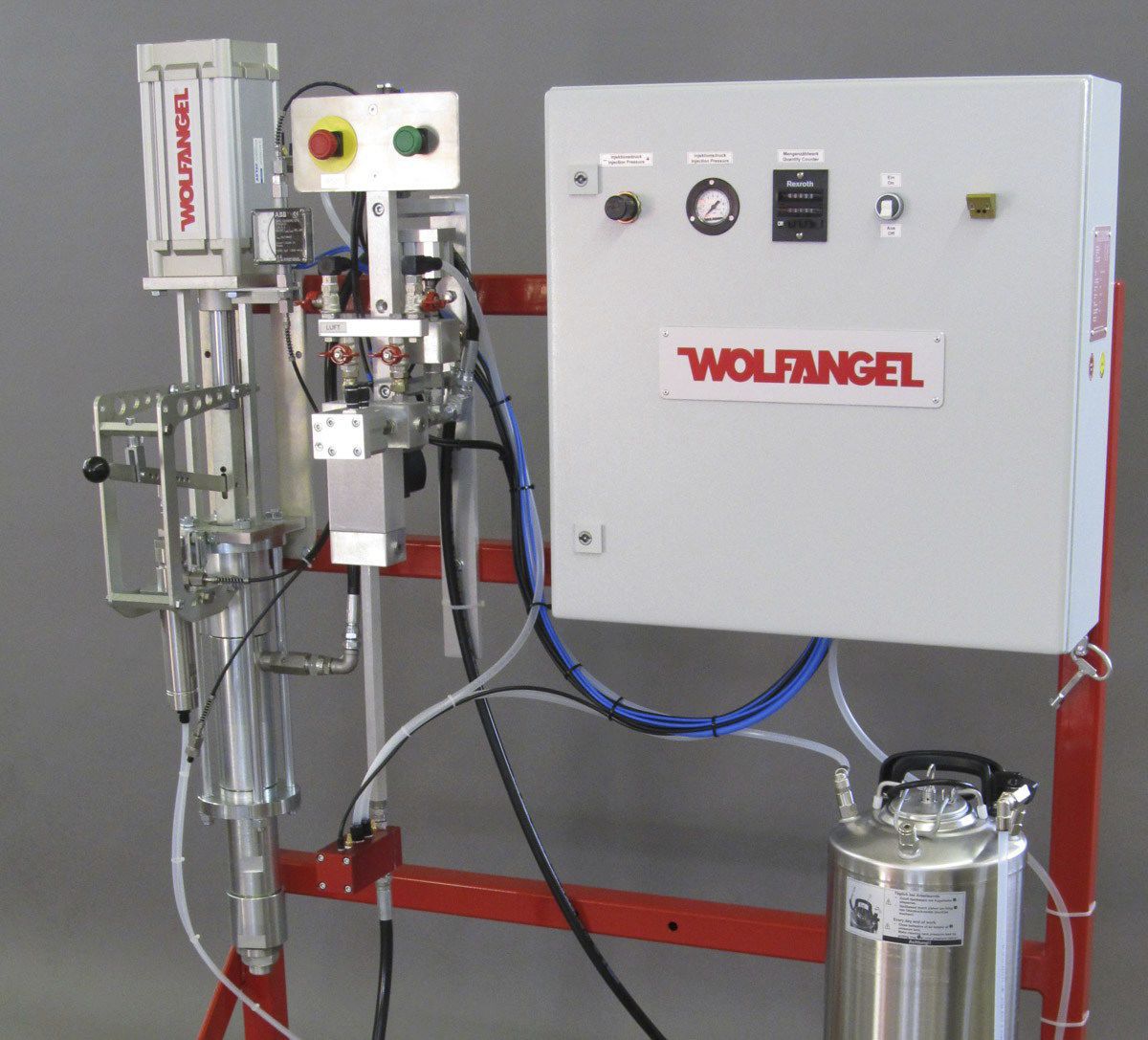 Machine d'injection pour RTM - PNEUMATICALLY CONTROLLED - Wolfangel ...