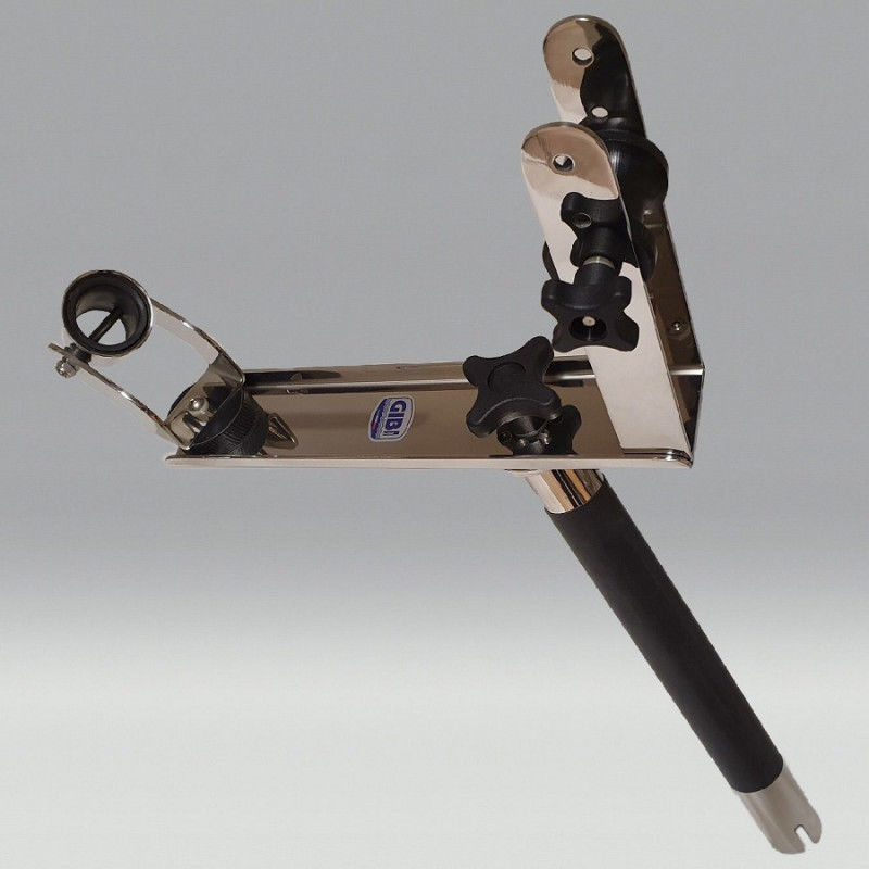 Portecanne à pêche pour bateau 132 GIBI Marine orientable / en inox