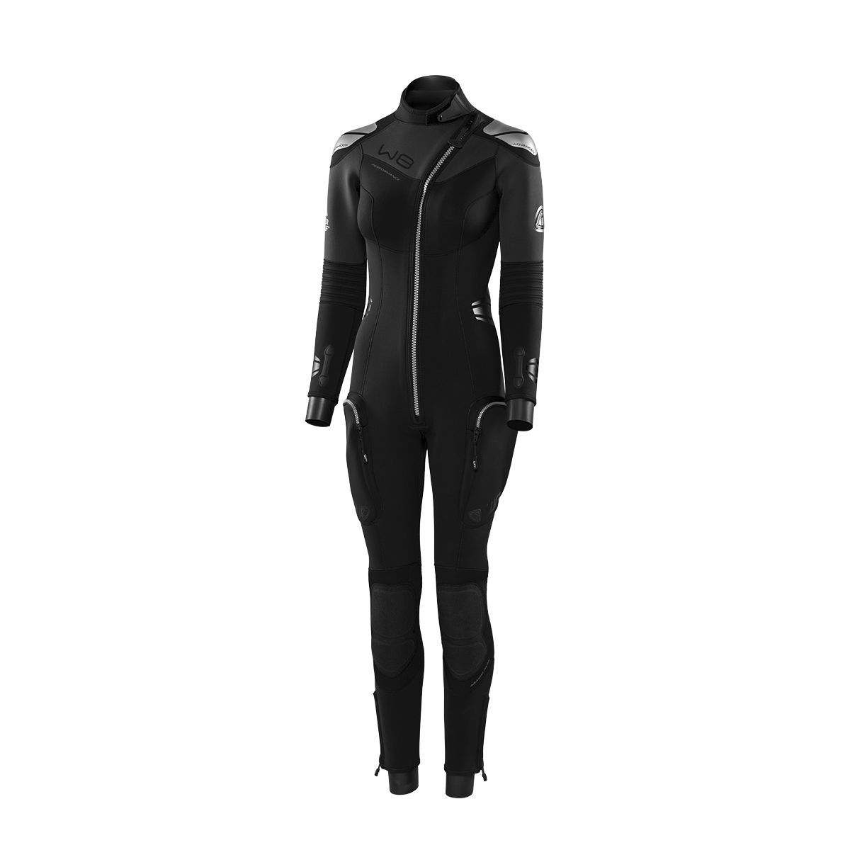 Combinaison de plongée en néoprène pour femme Neptune Series 5 mm 4/3, imperméable, respirante, grande taille, antibactérienne, pour le surf Combinaison de plongée en néoprène pour femme Neptune Series 5 mm 4/3, imperméable, respirante, grande taille, antibactérienne, pour le surf