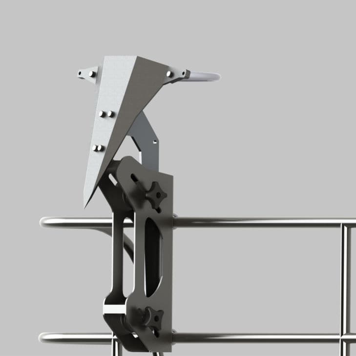 Support D'Ancre En Acier Inoxydable Pour Bateau - Rouleau D'Étrave Fixe, Pour Yacht Et Petits Bateaux - 2