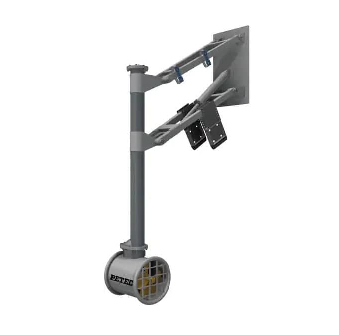 Propulseur RC Bateau 26mm - Moteur Avec Roue Dentée Plastique/Alliage - Arbre Acier 4mm - Pour Coque 3-4kg