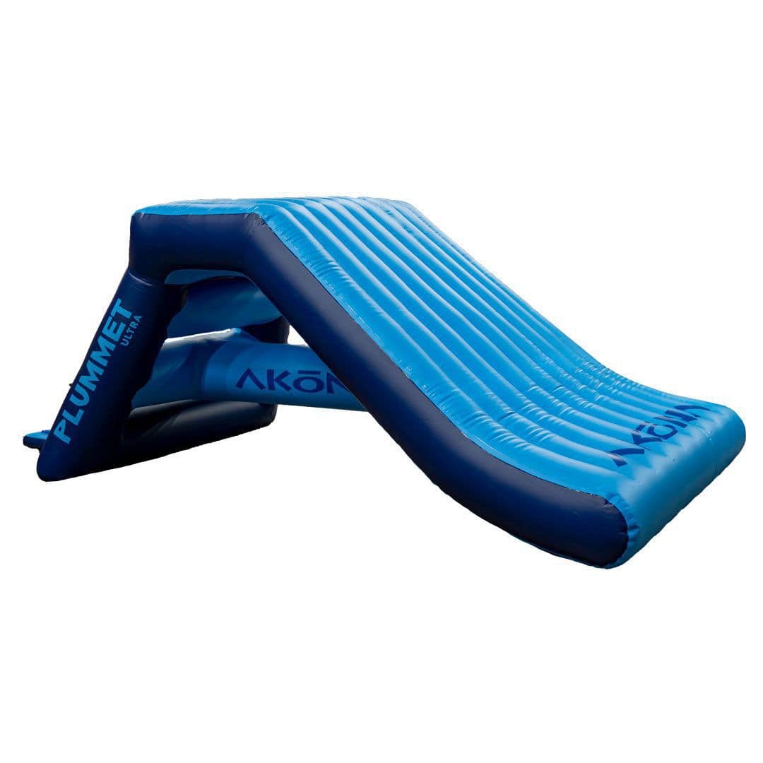 Jeu aquatique toboggan PLUMMET & ULTRA Akona pour base de loisirs