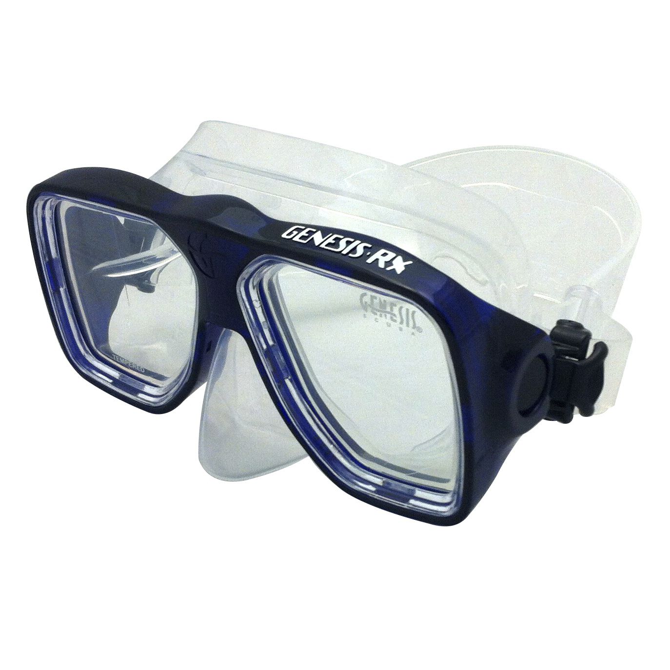 Cressi SF1 Masque De Plongée Sans Monture - Design Carré Ultra Moderne, Verre Unique, Vision Panoramique Exceptionnelle Pour Plongée Et Snorkeling, Taille Unique Unisexe