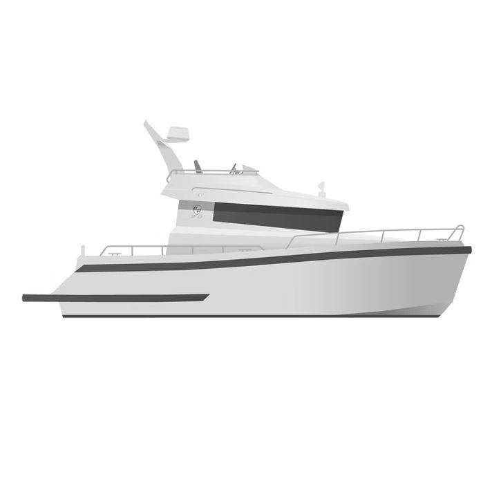 Vedette in-bord - BY30 - Brizo Yachts - à fly / avec cabine / bain de ...