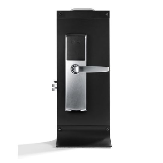 Assa Abloy Serrure à Corps élevé Silver Basic Pour Portes En Aluminium Trou Pour Cylindre Profile