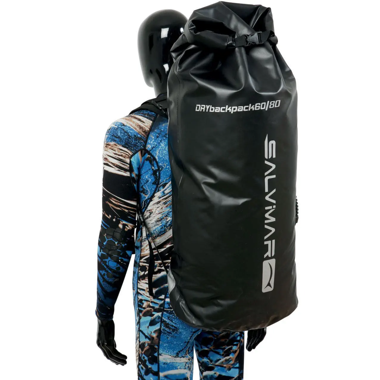 Entatial Sac Filet Pour Palmes De Plongée - Nylon Léger - 64x30cm - Transport Masque, Lunettes, Équipement