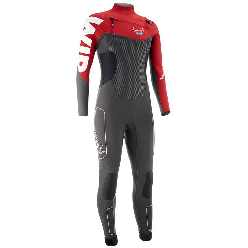 Combinaison Planche à Voile Tribord Rouge Et Noire - Taille 48/L, Unisexe Adulte, Occasion Très Bon état
