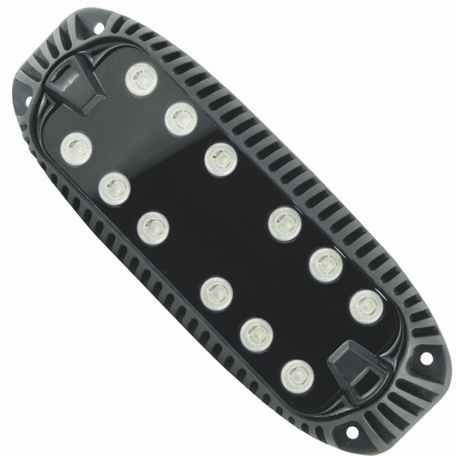 Projecteur LED RGB étanche 12V 10W Pour Bateau - Télécommande Incluse | Lumière Marine Extérieure