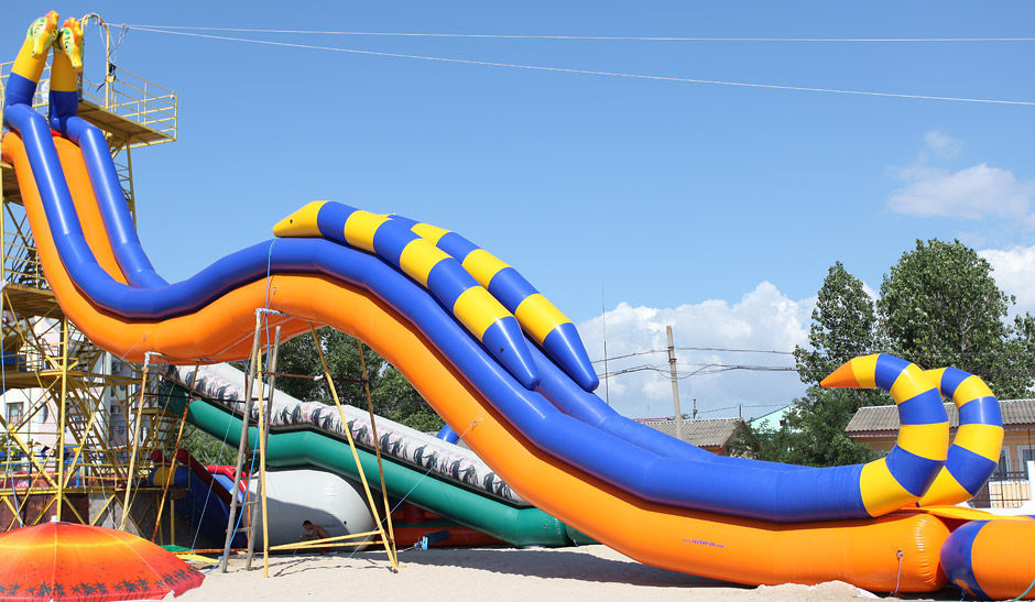 Jeu aquatique toboggan Seahorse Vector Inflatables gonflable