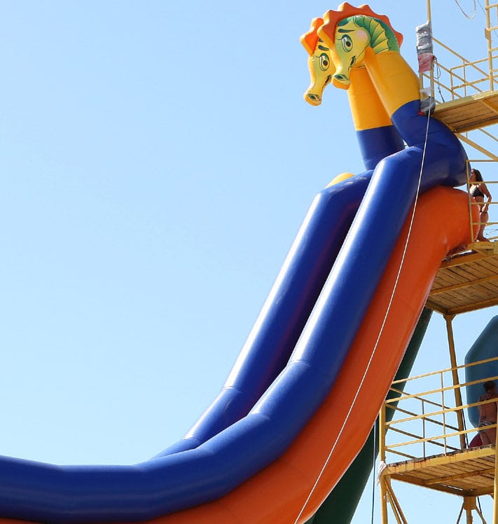 Jeu aquatique toboggan Seahorse Vector Inflatables gonflable