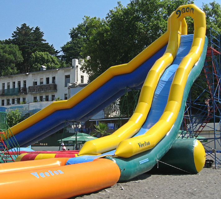 Jeu aquatique toboggan Tenth wave Vector Inflatables gonflable