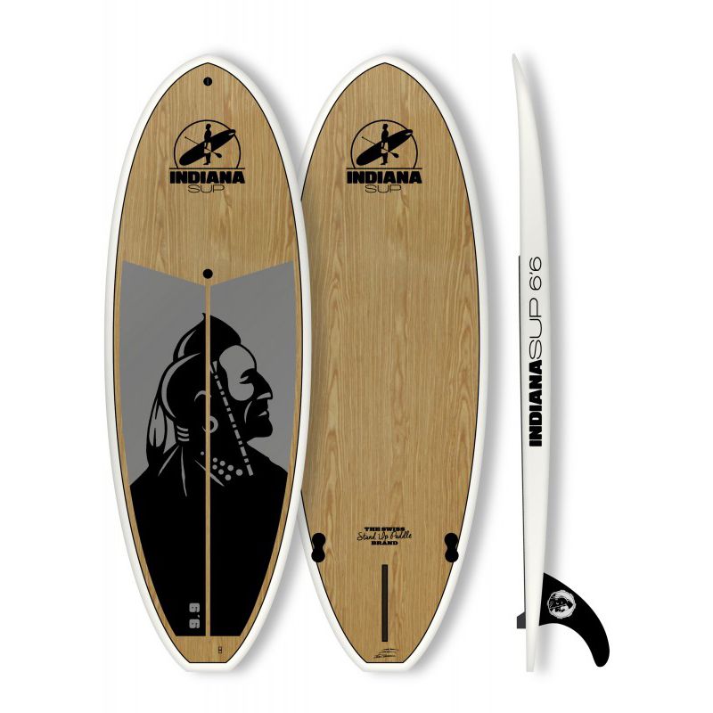 SUP allround 6'6 Indiana Paddle & Surf pour enfant / époxy / bois