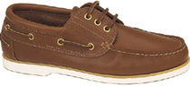Chaussure de pont / en cuir