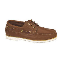 Chaussure de pont / en cuir