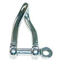 Manille pour voilier torse / en inox