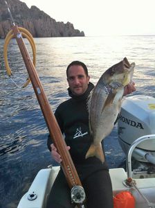 arbalète de chasse sous-marine en teck 1