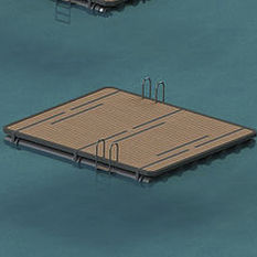 plateforme pour marina / pour maison flottante / flottante / sur mesure