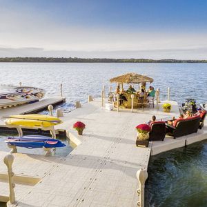 ponton flottant