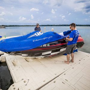 ponton flottant / modulable / d'amarrage / de bateau