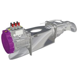 turbine hydrojet pour bateau à moteur