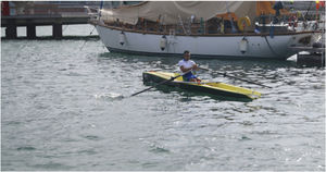 bateau d'aviron de loisir