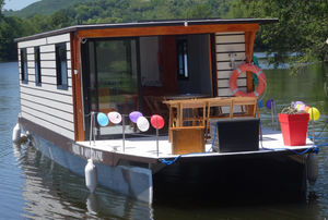 bateau maison catamaran