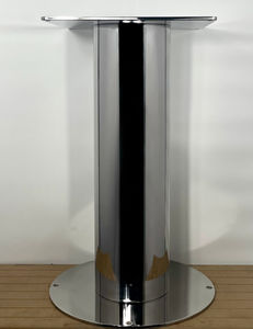 pied de table en inox 1