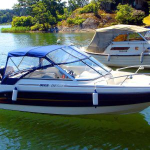 fermeture de cockpit pour bateau à moteur 1