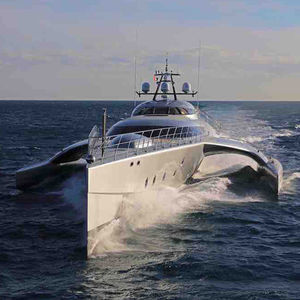 mega-yacht trimaran