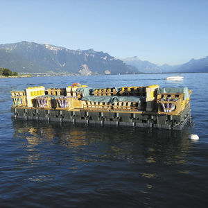 ponton flottant