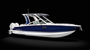 runabout hors-bord / bimoteur / à double console / bow-rider