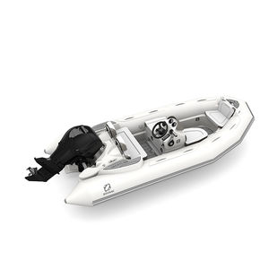 bateau pneumatique hors-bord / RIB / à console latérale / open