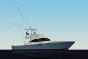 motor-yacht de pêche sportive
