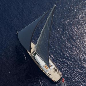 sailing-superyacht de croisière / cockpit ouvert / en aluminium / sloop