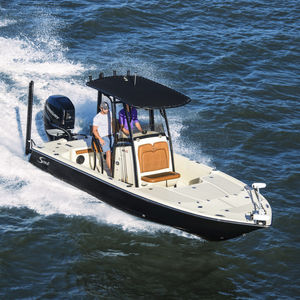 bay boat hors-bord / à console centrale / de pêche sportive / max. 8 personnes