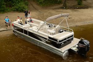 bateau ponton hors-bord